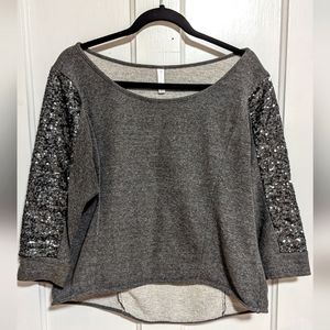 Casual Sequined Top/Sweatshirt